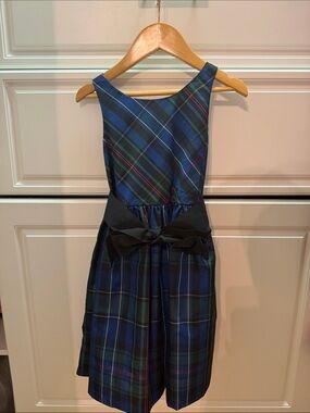 Ralph Lauren Navy tartan dress